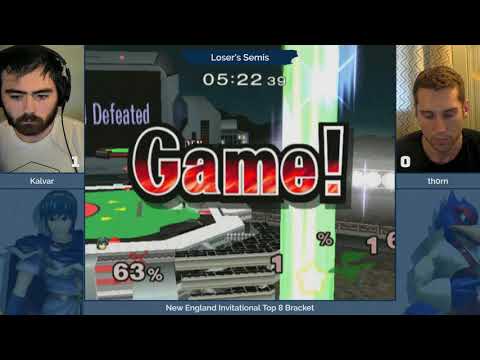 NE Melee Invitational 2018 - Kalvar (Marth) vs. th0rn (Falco) - SSBM LSF