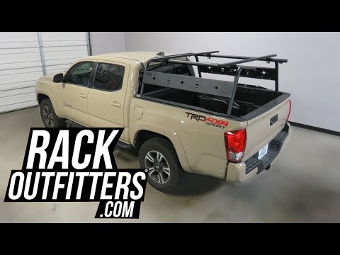 Toyota Tacoma with Wilco OffRoad ADV SL Aluminum Truck Rack