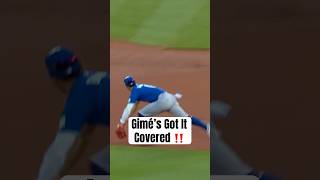Andrés Giménez is doing it all ???? #MLB #BlueJays