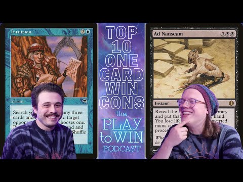 TOP 10 ONE CARD WIN CONS in cEDH - THE PLAY WIN PODCAST