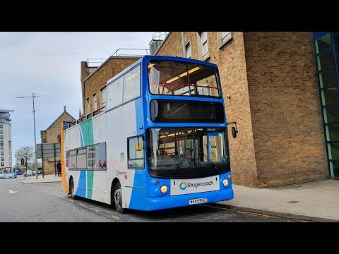 EURO 2 HELLFIRE: Route E2 | W645RND/17645 - Stagecoach North East: Dennis Trident/ALX400