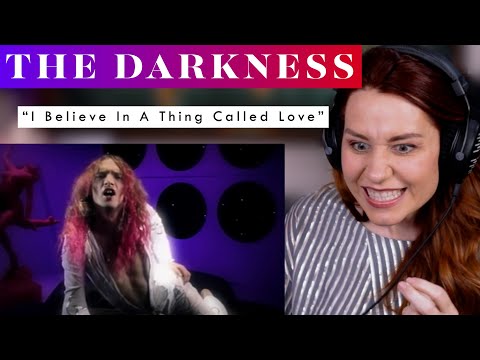 First Time Listening to The Darkness! Vocal ANALYSIS of "I Believe In A Thing Called Love"