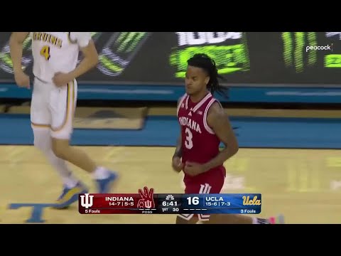 Lamar Wilkerson's THREE Gives Indiana the LEAD vs. UCLA | Indiana Basketball