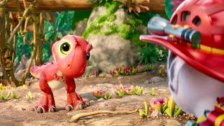 【パウパト】赤ちゃんティラノが可愛すぎる！マーシャルと仲良しに／映画『パウ・パトロール ザ・ダイノ・ムービー』本編映像