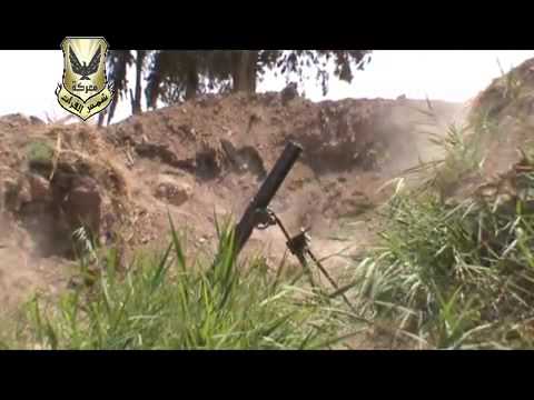 استهداف مطار دير الزور العسكري بقذائف الهاون من قبل لواء مؤتة