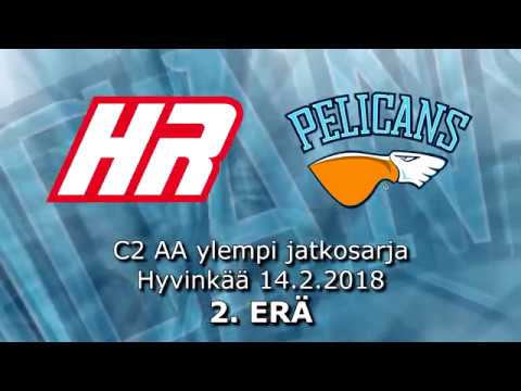 Ke 14.2.2018 Jää-Ahmat HyRi - Pelicans C2 Akatemia, erä 2