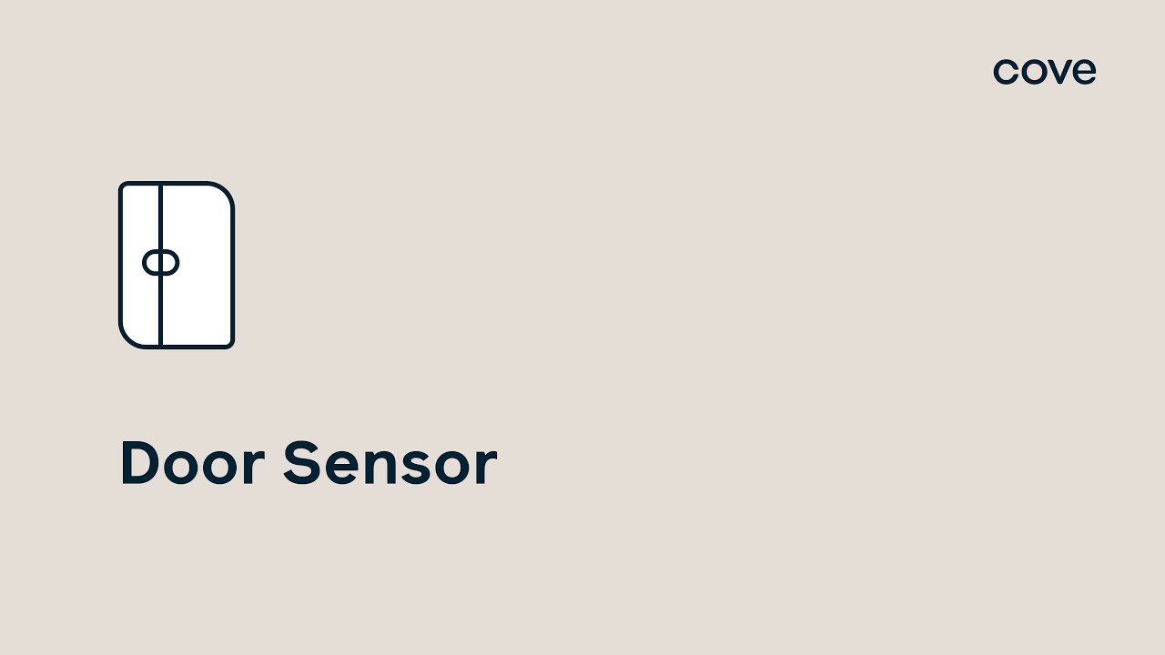 How to Install a Door Sensor - Cove