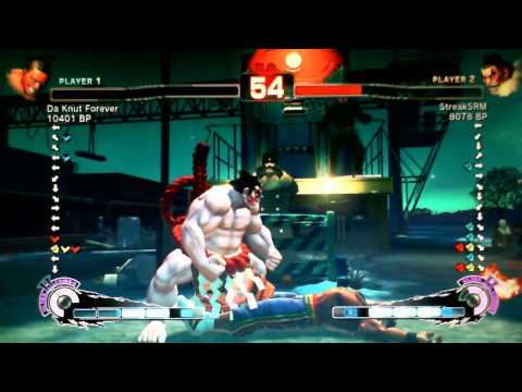 Da Knut Forever (DeeJay) vs StreakSRM (E. Honda)