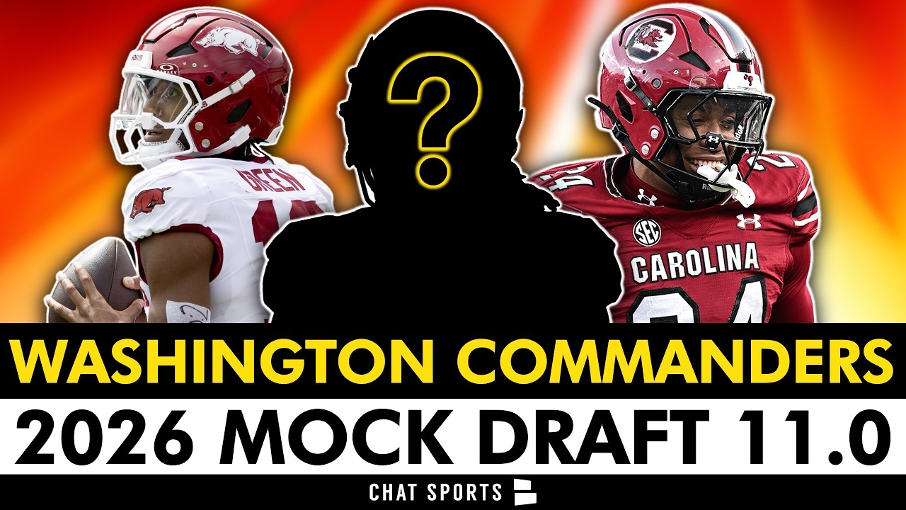 2026 Commanders Mock Draft 11.0: Washington TRADES DOWN & Takes CONTROVERSIAL Defensive Player