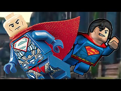 Superman vs Lex Luthor Superman Race! Lego DC Super Villains