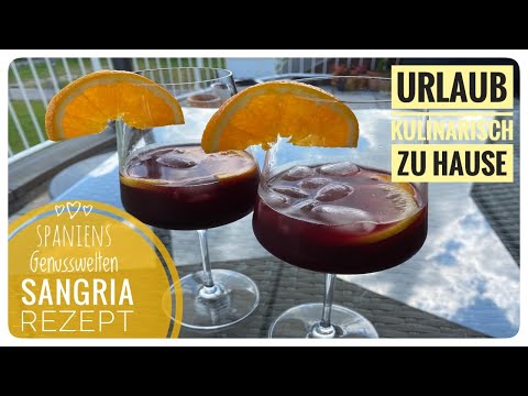🇪🇸🍹 SANGRIA 🍹easy to make yourself - This is how summer tastes 🇪🇸