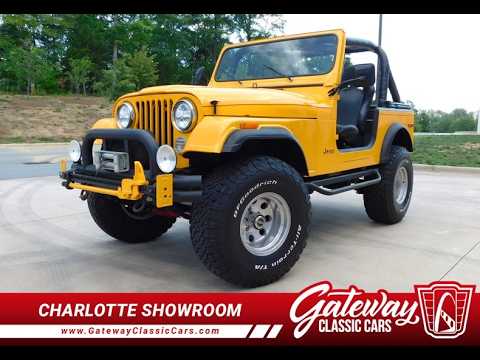 1979 Jeep CJ7 (CC-2081502) for sale in Concord, North Carolina