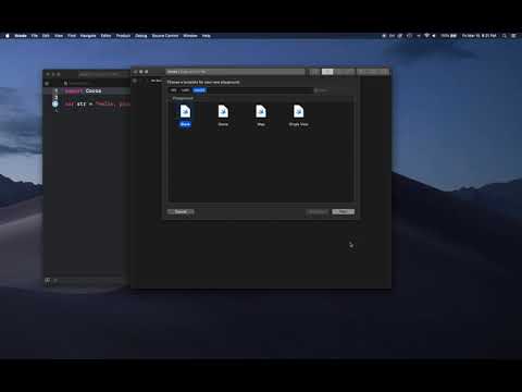 Fruit Classification App in Create ML: Playground Creation