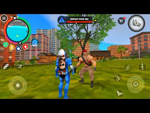 Rope Hero: Vice Town (Rope Hero Fight New Skull Boss) | Games Kon | 4K Android Gameplay