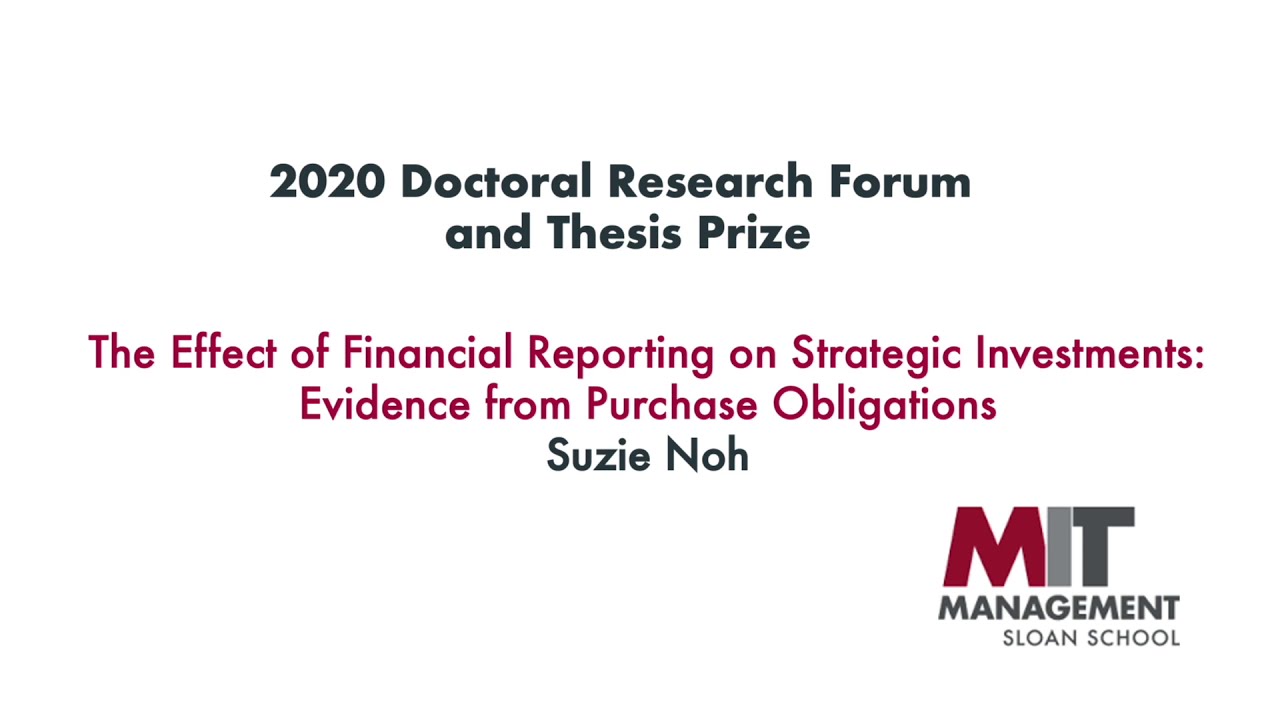   The Effect of Financial Reporting on Strategic Investments: Evidence from Purchase Obligations
