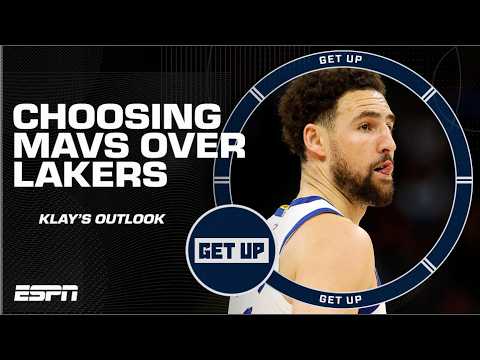 布萊恩-溫德霍斯特 DETAILS 為什麼克萊-湯普森選擇了小牛而不是湖人？| 起床 (Brian Windhorst DETAILS why Klay Thompson chose the Mavericks over the Lakers ? | Get Up)