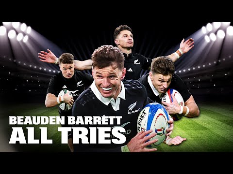 EVERY Beauden Barrett Try for the All Blacks! 🤩 (well, almost)