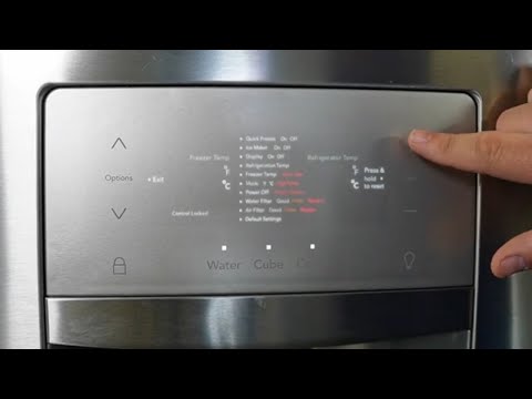 Frigidaire Refrigerator - How to do a Forced Defrost, System Test, Error Code Lookup
