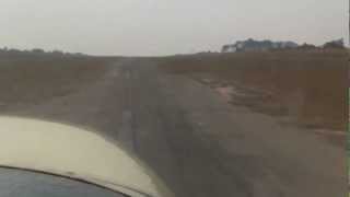 preview picture of video 'White Knuckle Takeoff - Rural African Airport'