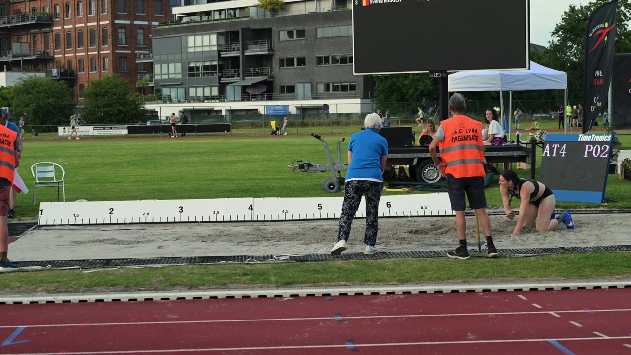 Maité Beernaert Jumps 6.00 meters in Lier, Belgium