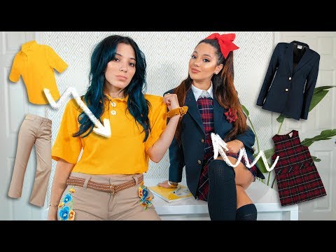 School Uniform Makeover Challenge ~Transforming 4 Types of Uniforms~