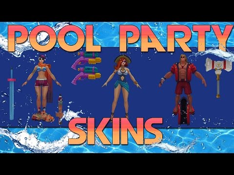 Pool Party Skin Spotlight - Taric - Miss Fortune - Fiora