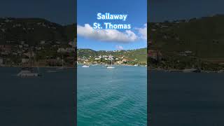 Sailaway from St. Thomas #hollandamerica #koningsdam #mytravelingowl