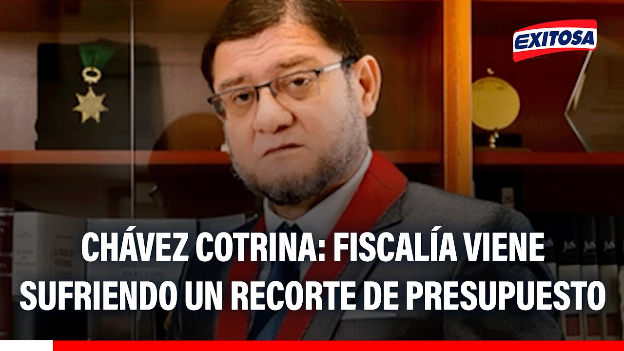 🔴🔵 Fiscal Chávez Cotrina: Ministerio Público sufre un recorte anual desde hace cuatro años