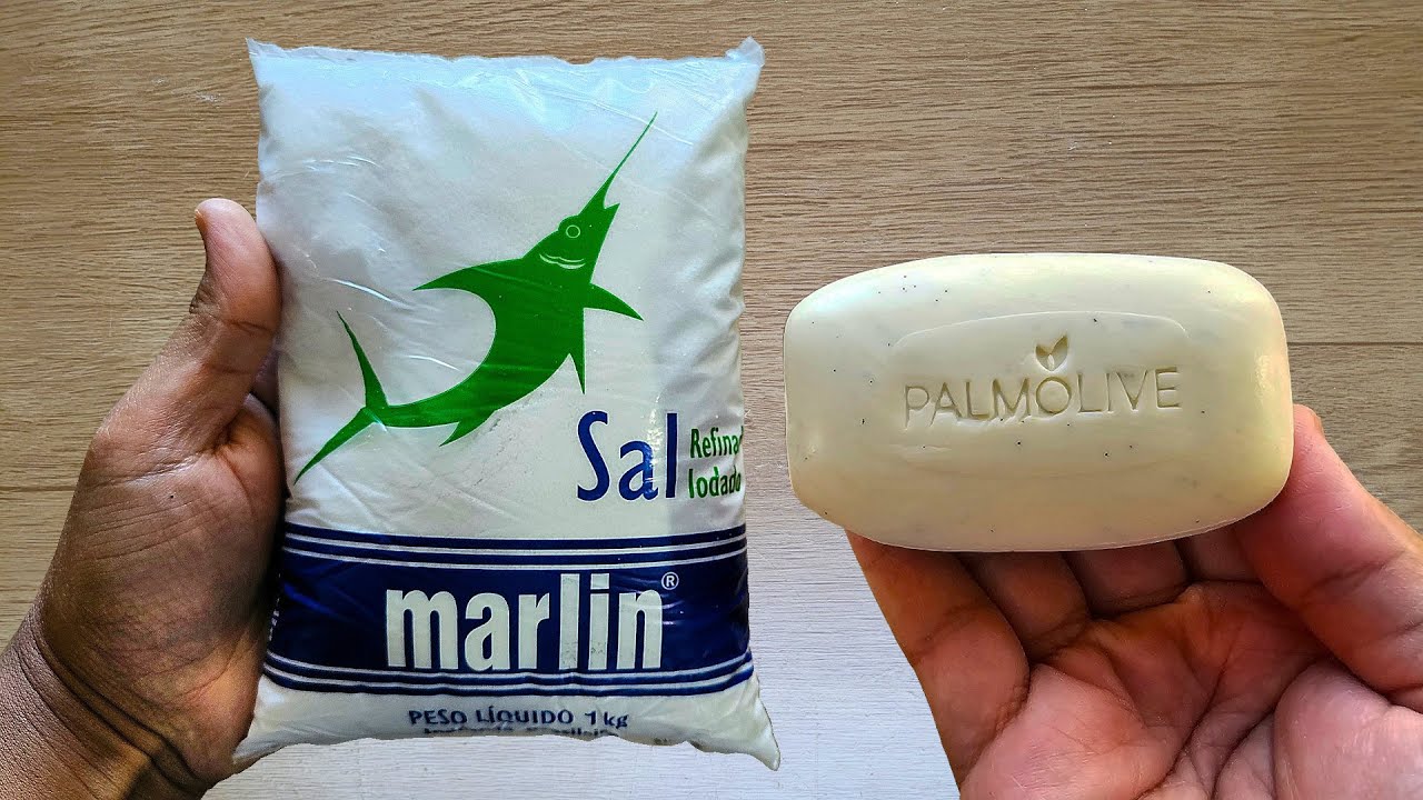 I DIED AND DIDN'T KNOW: Just mix SALT and SOAP and you no longer need to buy it at the market