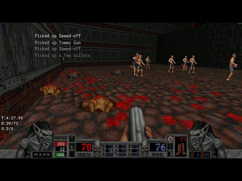 Blood: Refreshed Supply - E3M4: The Sick Ward (98%) - Extra Crispy - Achievements 12 / 20