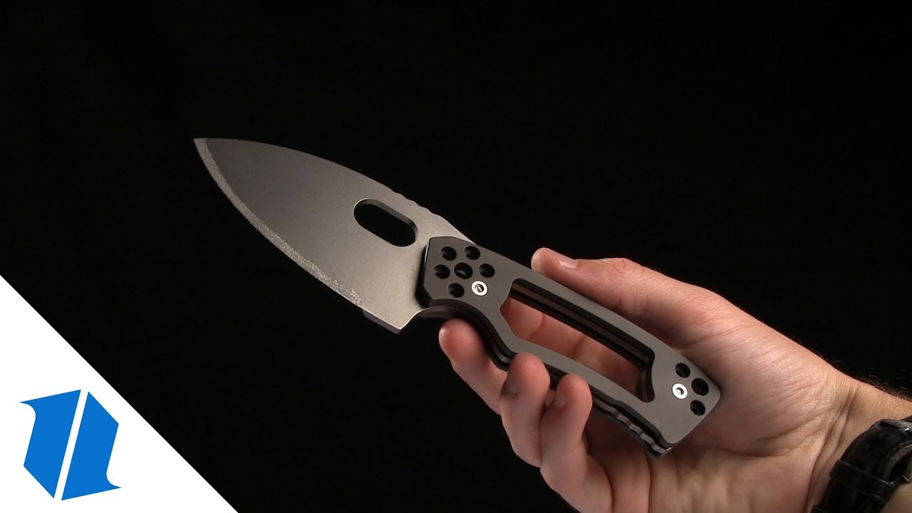 J-2 Knives Titanium Spear Point Fixed Blade Knife Gray Ti (3.3" Stonewash) 