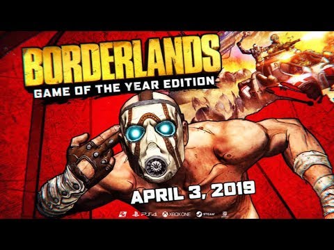 Borderlands GotY REMASTERED for PC, Live Stream 1440p/60fps: First Time Playing, New 2019 Update!