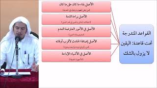 صورة القواعد الفقهية (مقسم) 26 - التأهيل الفقهي - عامر بهجت (الأصل في الأشياء الإباحة)