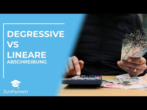 Declining-balance vs. straight-line depreciation - Simply explained + example