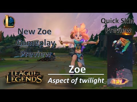 New Champion Zoe Gameplay Preview