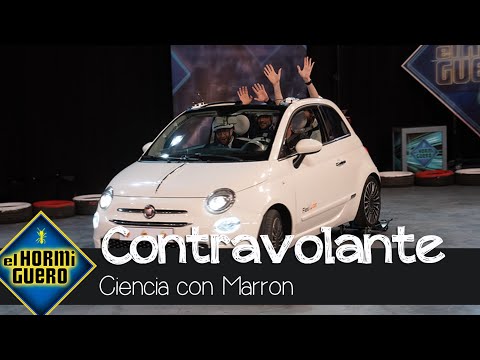 Marron y un especialista en conducción fascinan con la técnica del contravolante - El Hormiguero