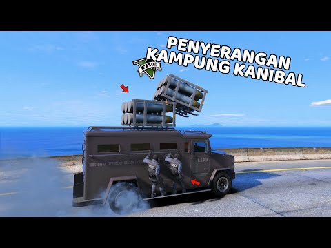 POLISI PERANG DENGAN KAMPUNG KANIBAL - GTA 5 MOD