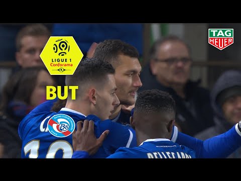 But Ludovic AJORQUE (14') / RC Strasbourg Alsace - Nîmes Olympique (4-1)  (RCSA-NIMES)/ 2019-20