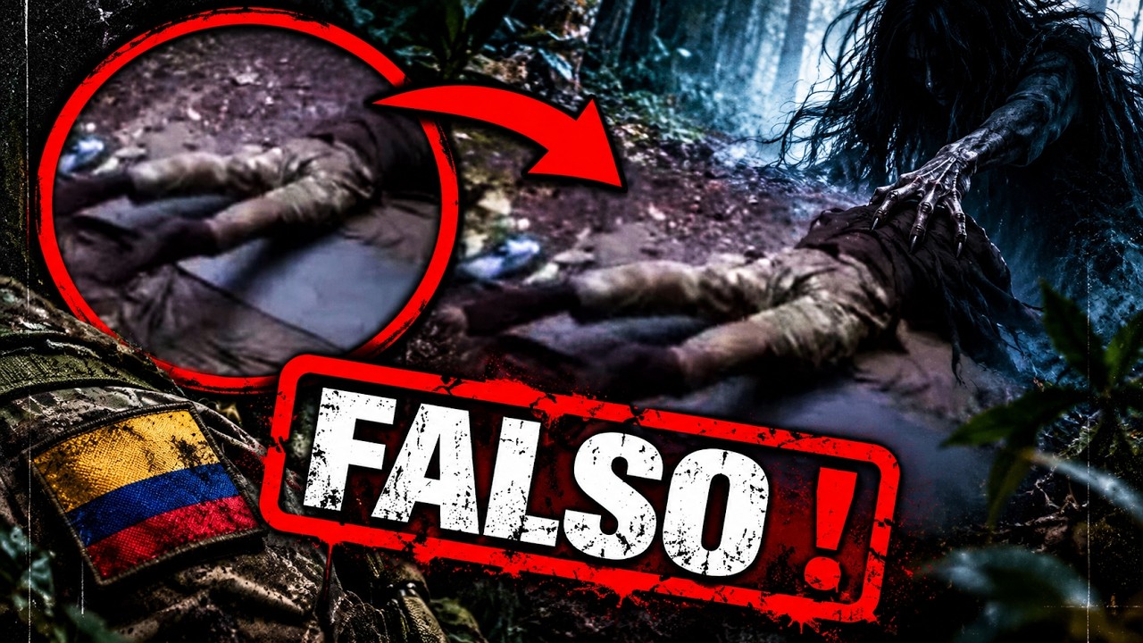 Soldado colombiano es ARRASTRADO por una BRUJA ¿Real o falso?