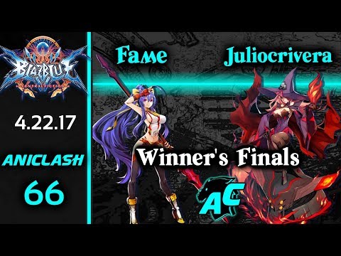 AniClash 66 - Fame (Mai) vs Juliocrivera (Nine) Winner's Finals Blazblue CF