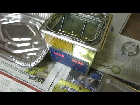 Hearing / watching an ultrasonic cleaner clean clock...
