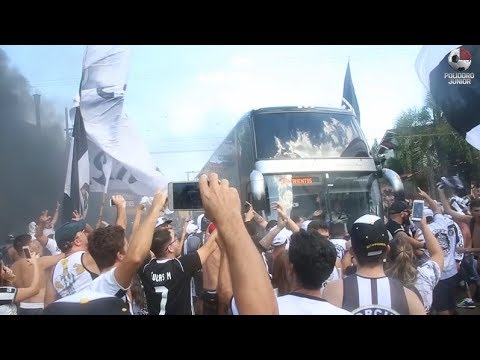 Final do Catarinense 2018: Chegada da delegação do Figueirense na Arena Condá