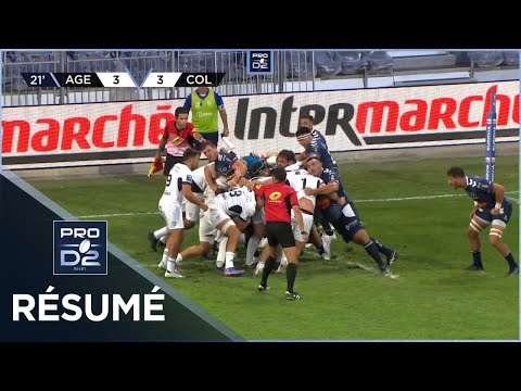 PRO D2 - Résumé SU Agen-Colomiers Rugby: 21-22 - J04 - Saison 2022/2023