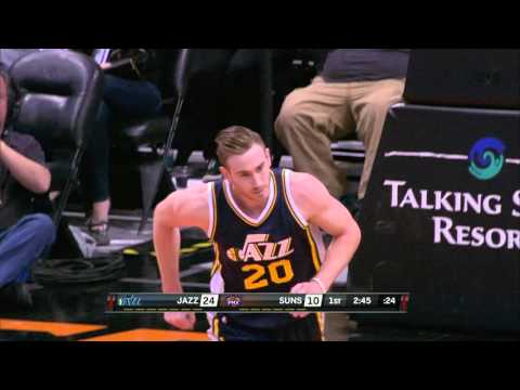 Gordon Hayward Posterizes Alex Len!
