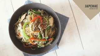 잡채 만들기:How to make japchae,Stir-fried Glass Noodles and Vegetables Recipe:チャプチェ-Cooking tree 쿠킹트리