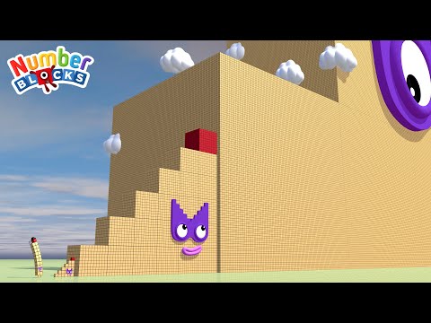 Numberblocks Step Squad NEW 1 to 21,000,000 BIGGEST - The Amazing Step Squad Numberblocks HUGE