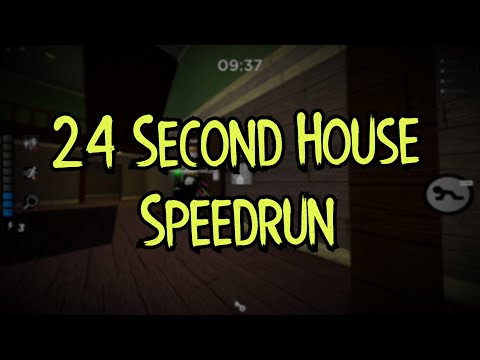 Beating House in 24 Seconds || Roblox Piggy Speedrun Former World Record
