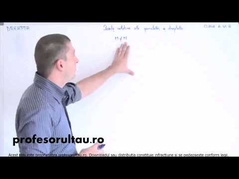 pozitii relative drepte puncte exemple rezolvate - profesorultau.ro