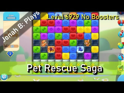 Pet Rescue Saga Level 6929 No Boosters