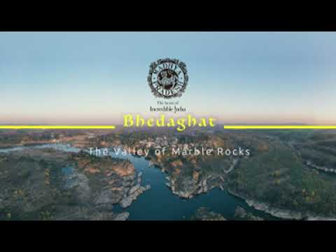 Embark on a 360-degree journey through the majestic Marble Rocks of Bhedaghat.